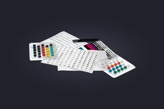 Ad: BUTTON CAPS AND STICKERS