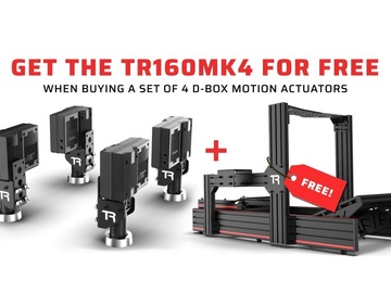 Ad: TR160 Mk4 Racing Simulator with Set of 4 D-BOX 4250i  actuators