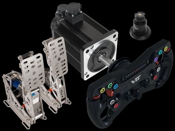 Ad: R295 Steering Wheel, 9Nm Upgradable Wheel Base, 2 Pedals & QR