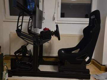 Vente: Sim-Lab GT1-Evo Sim-Racing-Cockpit inkl. Monitor Halterung & Sitz