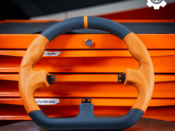 Ad: 5% OFF - Closed D Orange Leather Rim