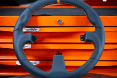 Ad: 5% OFF - Round Black Leather Rim