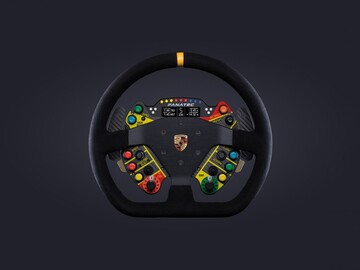 Ad: Podium Steering Wheel Porsche 911 GT3 R Suede